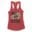 But First Degree Kaapi Women's Racerback Tank in Solid Red Color